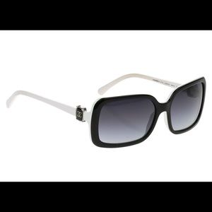 CHANEL BLACK AND WHITE SUNGLASSES CH 5174